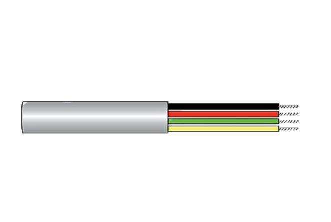 Produktfoto 1 von Alpha Wire Netzkabel, 8-adrig Typ Computerkabel Silber, 328ft, 150 V, PVC