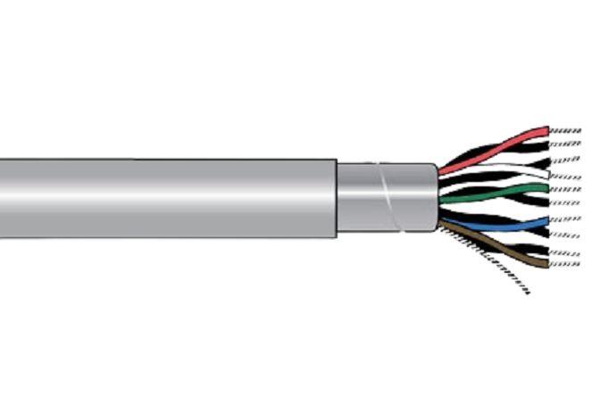 Produktfoto 1 von Alpha Wire Netzkabel, 1-adrig Typ Computerkabel Schwarz/Rot, 100ft, 150 V, PVC