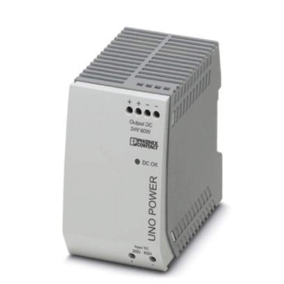 Produktfoto 1 von Phoenix Contact UNO-PS/350-900DC/24DC/60W DC/DC-Wandler 60W 350→ 900 V dc IN, 24V dc OUT / 2.5A 8kV dc isoliert