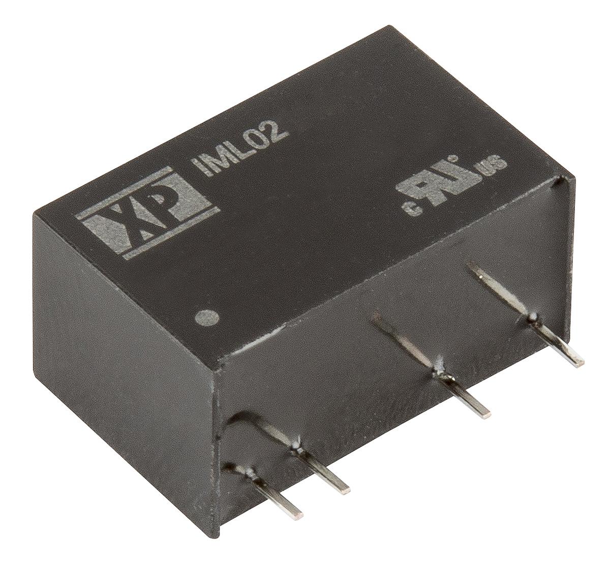 Produktfoto 1 von XP Power IML02 DC/DC-Wandler 2W 15 V dc IN, ±12V dc OUT / ±83mA 4kV ac isoliert