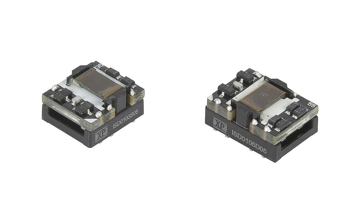 XP Power ISD01 DC/DC-Wandler 1W 3,3 V dc IN, ±5V dc OUT / ±100mA 4.2kV dc isoliert