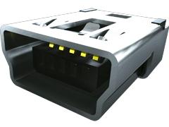 Produktfoto 1 von Samtec USB-Steckverbinder 2.0 Micro AB Buchse, SMD