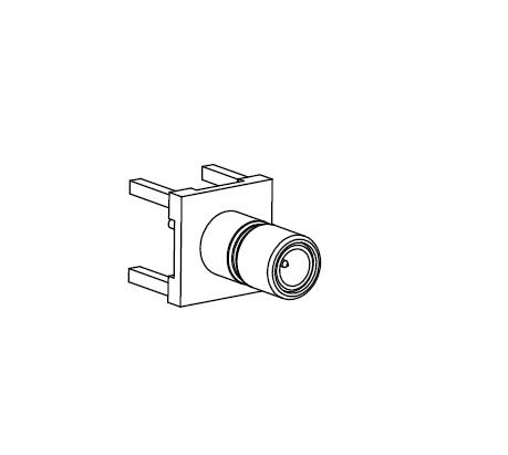 Molex 73404 Buchse Koaxialsteckverbinder SMB-Steckverbinder, Durchsteckmontage, , 75Ω, , Gerade