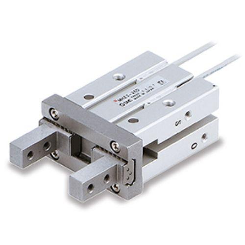 SMC MHZ2 Pneumatikgreifer, Einfach-Ausführung, 2 Greifarme, Parallel, 7 bar max.