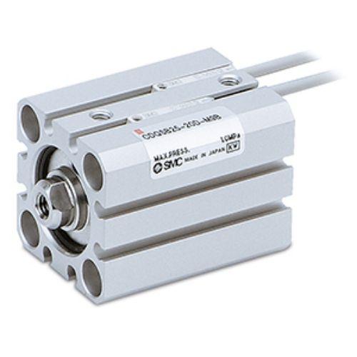 Produktfoto 1 von SMC CQS Cylinder Series CQS Pneumatik-Kompaktzylinder doppeltwirkend, Bohrung Ø 12mm / Hub 30mm