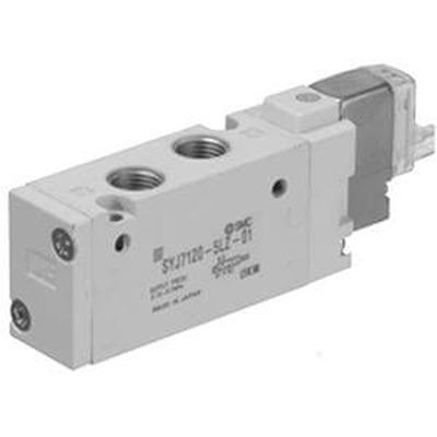 Produktfoto 1 von SMC SYJ, G1/8 Pneumatik-Magnetventil 24V dc, Elektromagnet-betätigt