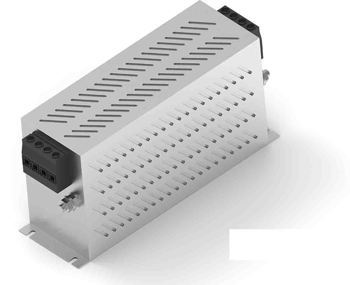 TE Connectivity KEP-BS Netzfilter, 520 V ac, 75A, Gehäusemontage, Anschlussblock, 3-phasig 6 mA / 50 → 60Hz