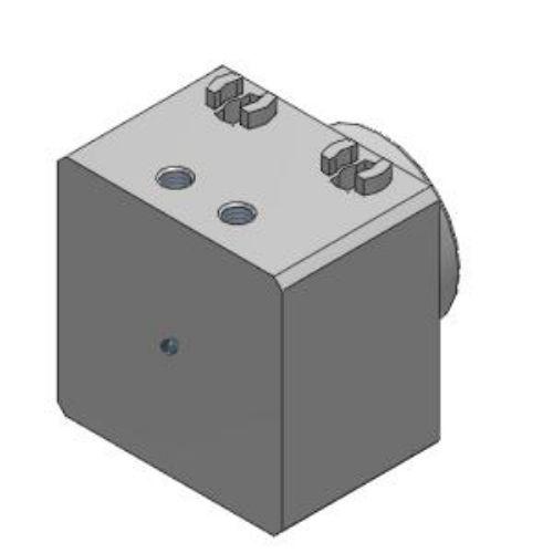 Produktfoto 1 von SMC Pneumatischer Drehantrieb, Drehwinkel 90°, Bohrung Ø 60mm, 7 bar