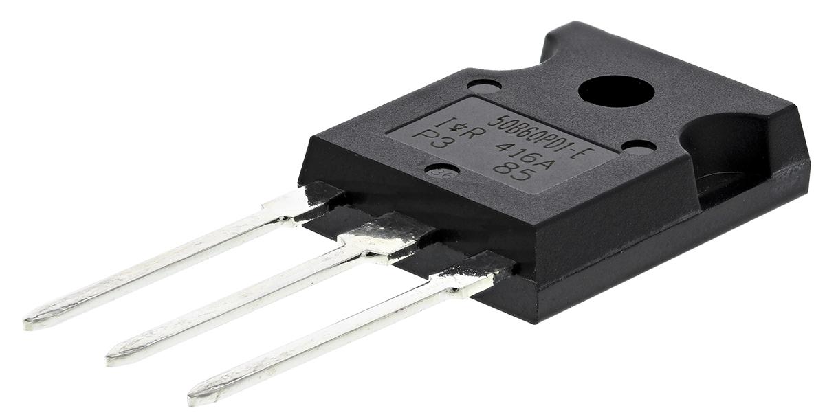 Produktfoto 1 von Infineon IGBT / 75 A ±20V max., 600 V 390 W, 3-Pin TO-247AD N-Kanal