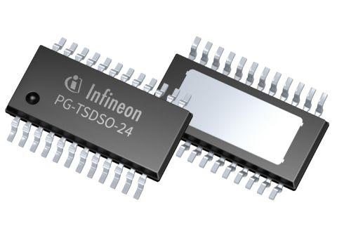 Produktfoto 1 von Infineon Ladegeräte-IC SMD / 4.5A, PG-TSDSO 24-Pin, 40 V