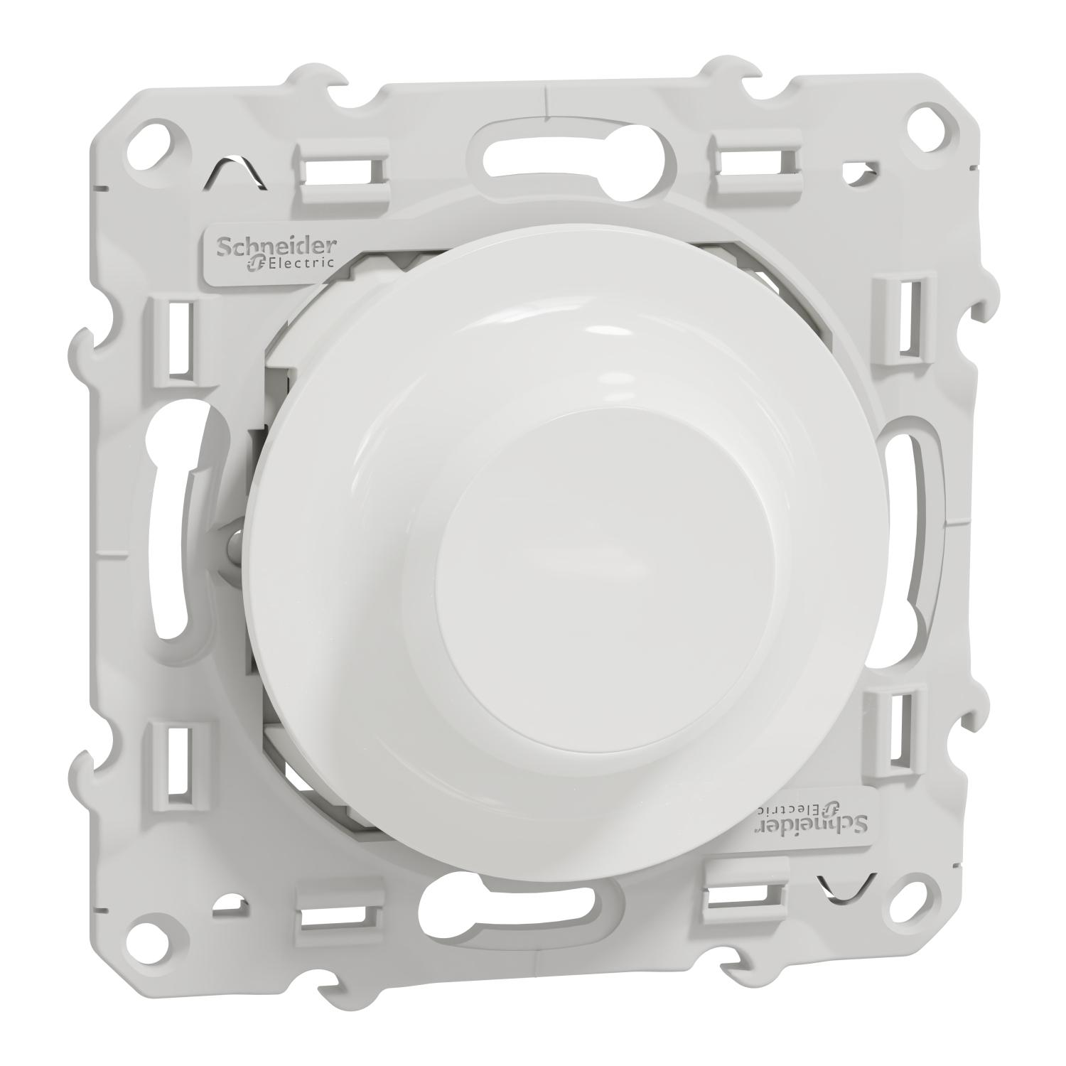 Schneider Electric S520 Tastschaltereinsatz, Bündig-Montage Drucktaster IP 20, 10 Wege 16A, 230V Weiß, Kunststoff