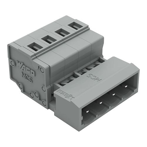 Produktfoto 1 von Wago Stecker 231 Leuchtensteckverbinder, Stecker, Kontakte: 4, Anz.Ausl. 4, Snap-In, 12A