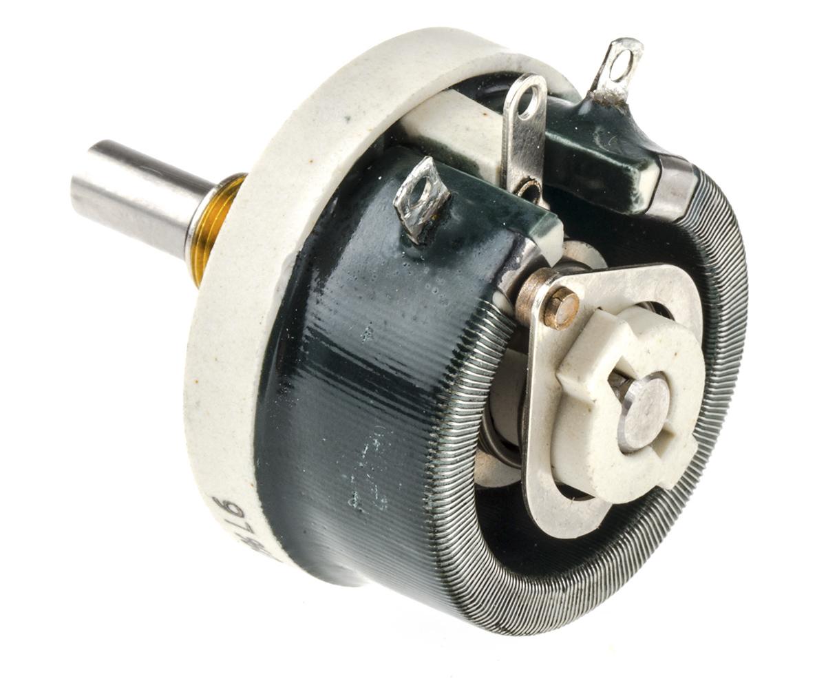 Vishay Serie RT Rheostat, 220Ω ±10% 25W, Schaft ø 6 mm, Frontplattenmontage, Bohr ø 10.5mm, Lötöse, 38 x 50mm