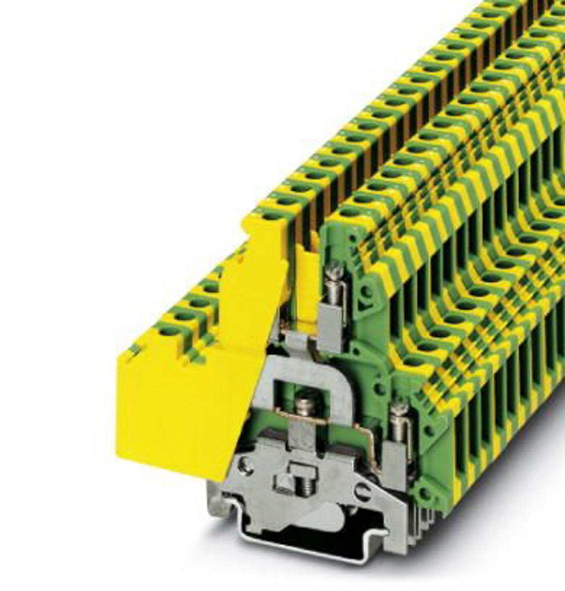 Phoenix Contact UKKB 5-PE Reihenklemme mit Sicherungshalter Zweifach Grün/Gelb