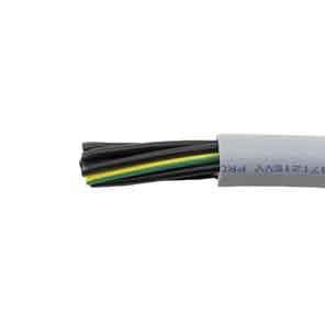 Produktfoto 1 von Alpha Wire YY Steuerkabel, 4-adrig x 1 mm² Grau, 100m