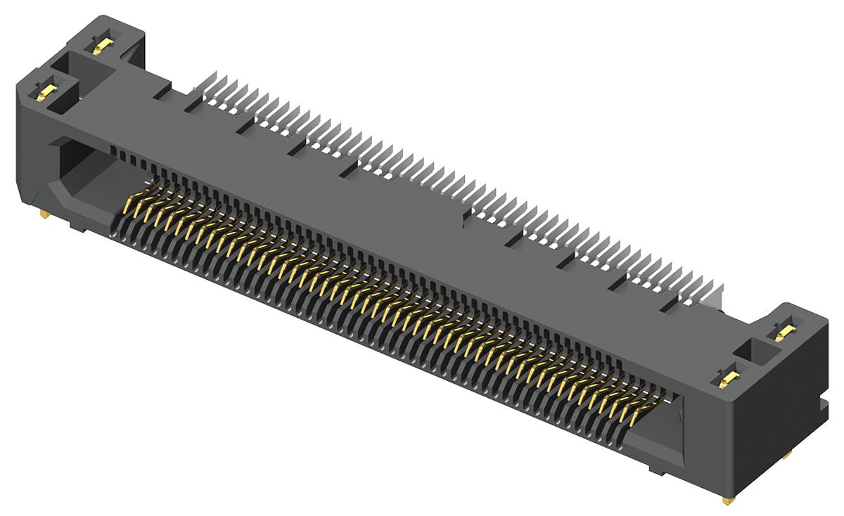 Produktfoto 1 von Samtec ERF5 Leiterplattenbuchse gewinkelt 100-polig / 2-reihig, Raster 0.5mm