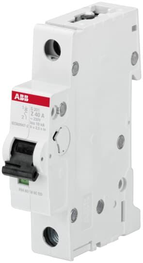 Produktfoto 1 von ABB S200 Leitungsschutzschalter Typ Z, 1-polig 63A System Pro M Compact DIN-Schienen-Montage