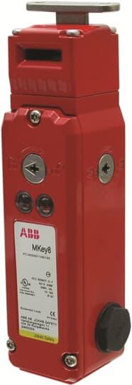 Produktfoto 1 von ABB MKey8 24VDC Switch Sicherheits-Verriegelungsschalter Betätiger Verriegelung, Betätiger inklusive Edelstahl