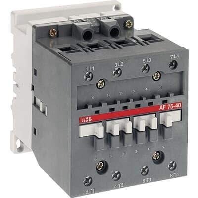 Produktfoto 1 von ABB 1SBL3 Leistungsschütz / 100 bis 250 V ac Spule, 4 -polig 4NO / 70 A, Steuereinheit