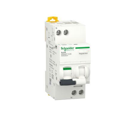 Produktfoto 1 von Schneider Electric Acti9 iDD40T FI/LS-Schalter 20A, 1P+N-polig Typ C, Empfindlichkeit 300mA