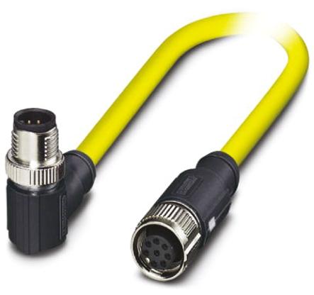 Phoenix Contact SAC-8P-MR/0.5-542/ FSSH SCO BK konfektioniertes Sensorkabel Buchse gerade / M12 Stecker gewinkelt,