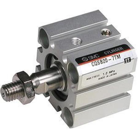 SMC CQS Pneumatik-Kompaktzylinder doppeltwirkend, Bohrung Ø 25mm / Hub 10mm