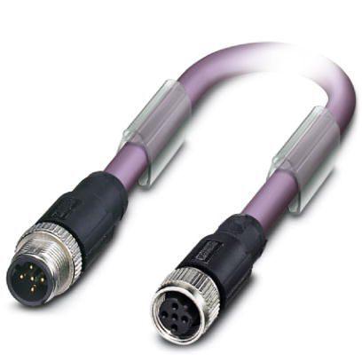 Produktfoto 1 von Phoenix Contact SAC-2P Buskabel 5-adrig Buchse gerade / M12 Stecker, Länge 5m