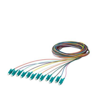 Produktfoto 1 von Phoenix Contact LWL-Kabel 2.5m Multi Mode LC x 12 offenes Ende 50/125μm