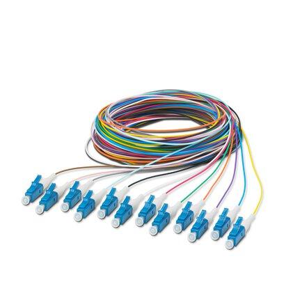 Produktfoto 1 von Phoenix Contact LWL-Kabel 2.5m Single Mode LC x 12 offenes Ende 9/125μm