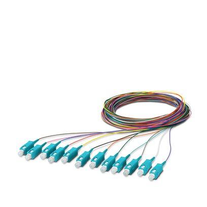 Produktfoto 1 von Phoenix Contact LWL-Kabel 2.5m Multi Mode SC x 12 offenes Ende 50/125μm