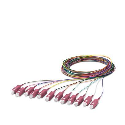 Produktfoto 1 von Phoenix Contact LWL-Kabel 2.5m Multi Mode SC x 12 offenes Ende 900μm