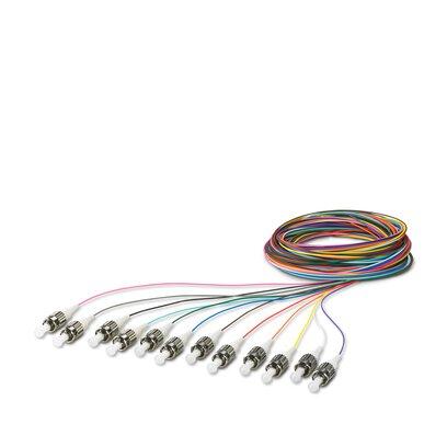 Produktfoto 1 von Phoenix Contact LWL-Kabel 2.5m Multi Mode ST x 12 offenes Ende 50/125μm