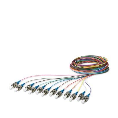 Produktfoto 1 von Phoenix Contact LWL-Kabel 2.5m Single Mode ST x 12 offenes Ende 9/125μm