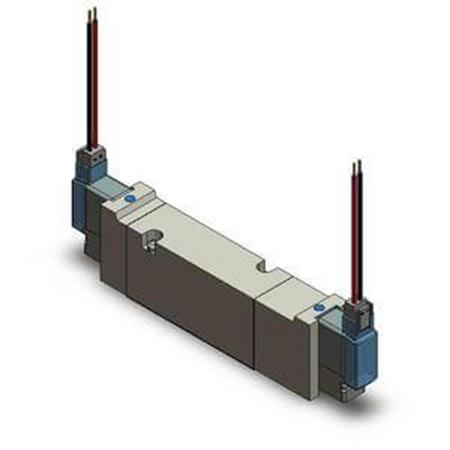 Produktfoto 1 von SMC VQZ2000 Pneumatik-Magnetventil, Elektromagnet-betätigt