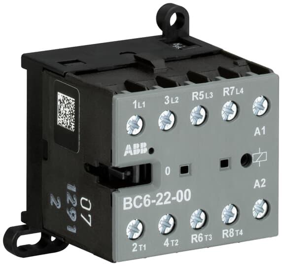 ABB GJL121 Leistungsschütz / 24 V DC Spule, 4 -polig 2 NO (Schließer)/2 NC (Öffner) / 20 A, Steuereinheit