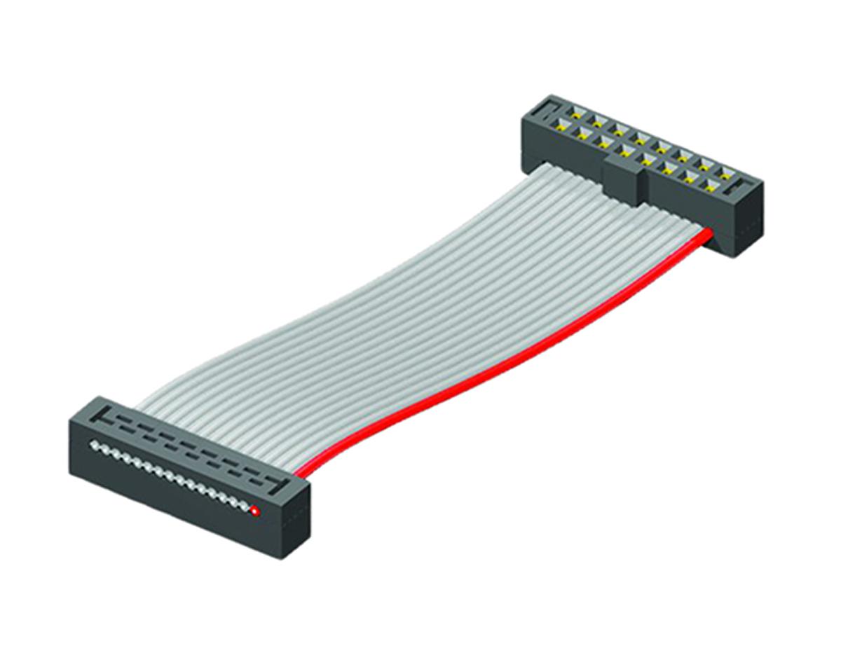 Samtec TCSD IDC Buchsenkabel-Baugruppe , 20-adrig, Raster 2mm Abgeschlossen, Anschluss A Tiger Eye IDC