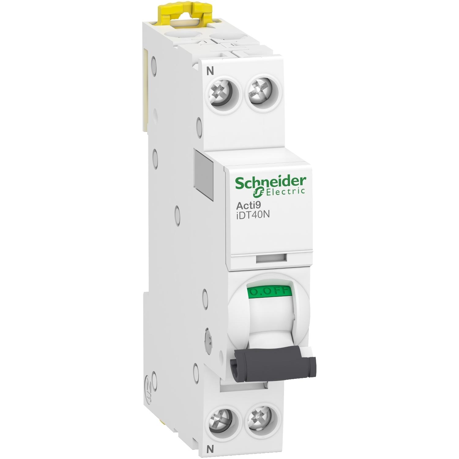 Schneider Electric Acti9 iDT40N MCB Leitungsschutzschalter Typ C, 1-polig 4A 230V, Abschaltvermögen 10 kA Acti 9