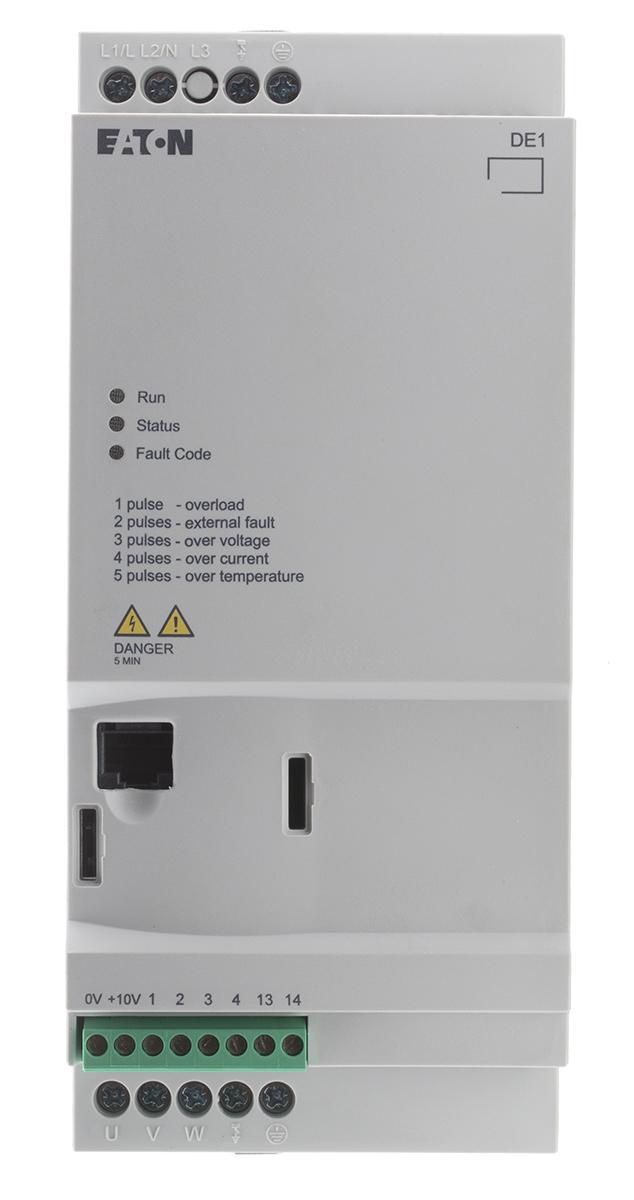 Eaton Eaton Moeller, 1-Phasen Anlasser mit variabler Drehzahl 2,2 kW, 230 V ac / 9,6 A 60Hz für Wechselstrommotoren