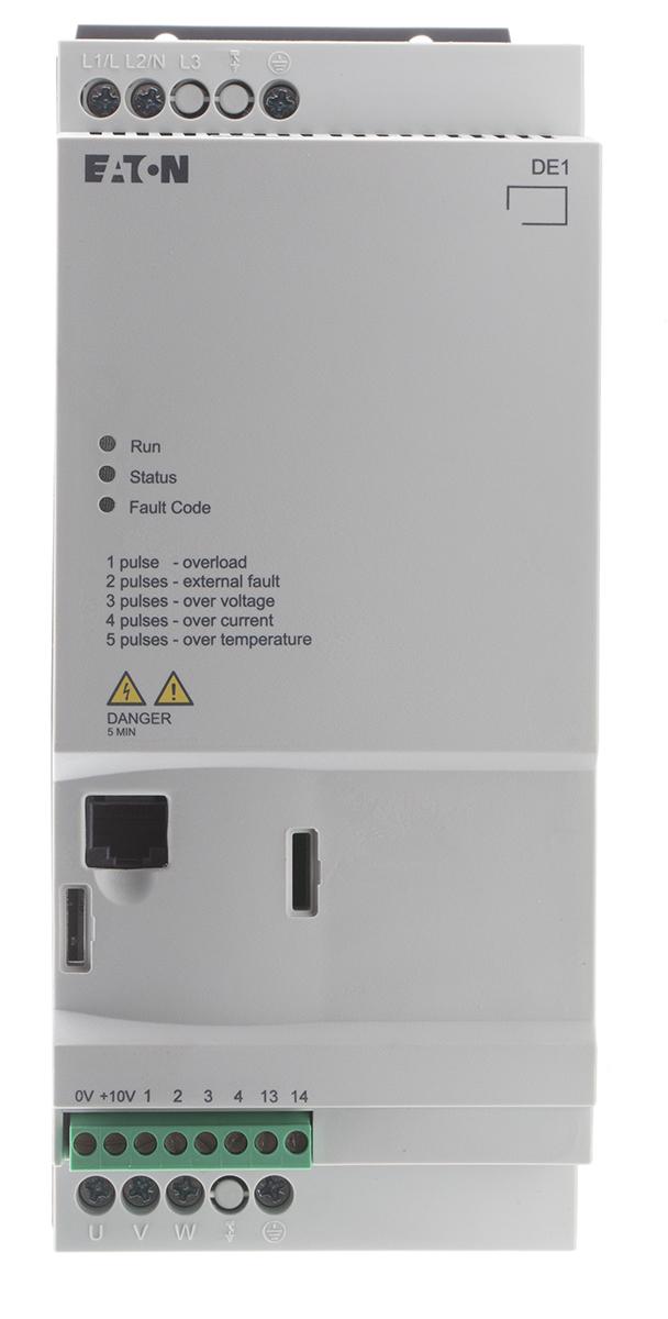 Eaton Eaton Moeller, 1-Phasen Anlasser mit variabler Drehzahl 2,2 kW, 230 V ac / 9,6 A 60Hz für Wechselstrommotoren