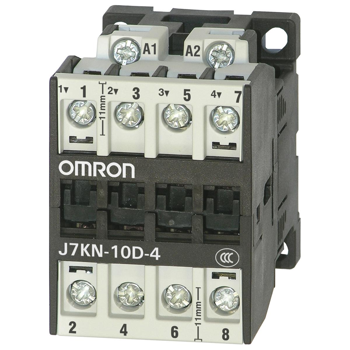 Produktfoto 1 von Omron Serie J7KN Leistungsschütz / 230 V ac Spule, 4 -polig / 25 A