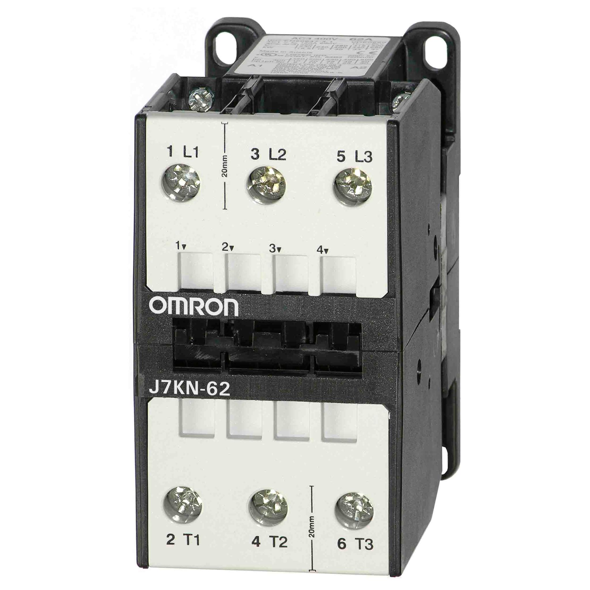 Omron Serie J7KN Leistungsschütz / 24 V Spule, 3 -polig / 62 A