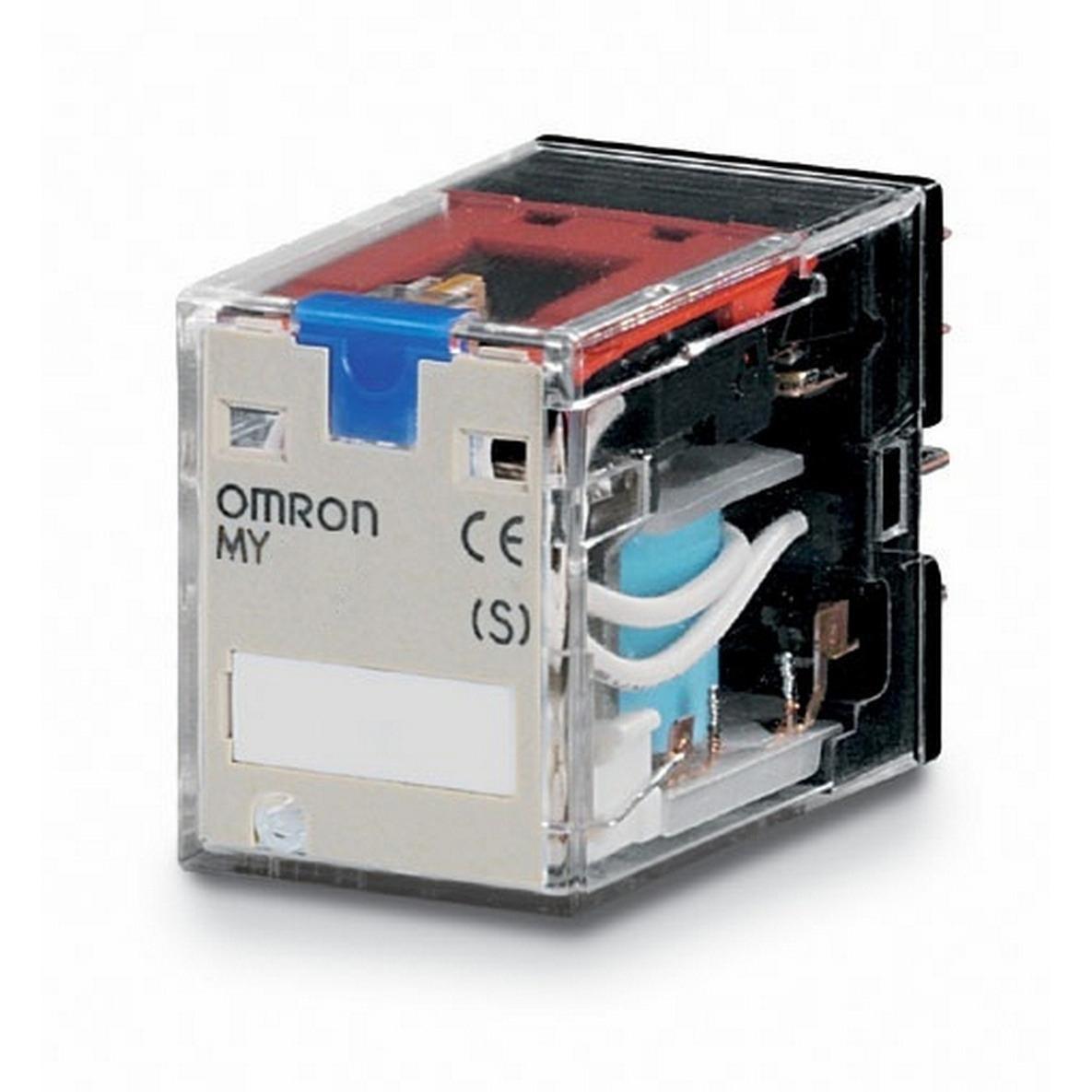 Produktfoto 1 von Omron MY Monostabiles Relais, Steckrelais 4-poliger Wechsler 5A 12V dc Spule / 900mW