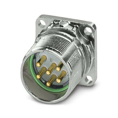 Phoenix Contact M23 PRO M23 Rundsteckverbinder Stecker 6-polig Frontmontage, Crimpanschluss IP66, IP68, IP69K