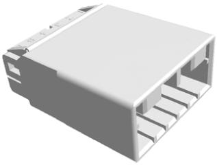 TE Connectivity MULTILOCK 070 Steckverbindergehäuse Buchse 3.5mm, 6-polig / 1-reihig Gerade, Kabelmontage