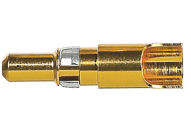 Produktfoto 1 von HARTING Backplane-Steckverbinderkontakt, Stecker für DIN 41612 Bauform M 0+2, DIN 41612 Typ M, DIN 41612 Typ MH 21+5,