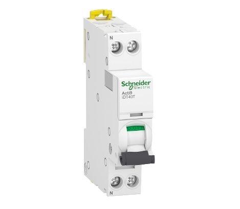 Schneider Electric Acti9 iDT40T Leitungsschutzschalter Typ B, Pol 1P+N 25A 230V Acti 9 DIN-Schienen-Montage