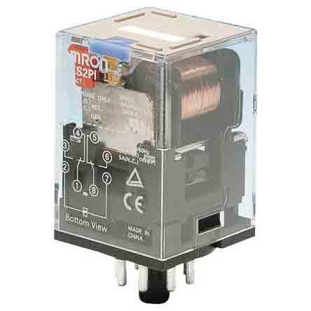 Produktfoto 1 von Omron MKS Monostabiles Relais, Steckrelais 2-poliger Wechsler 10A 110V dc Spule / 1.4W