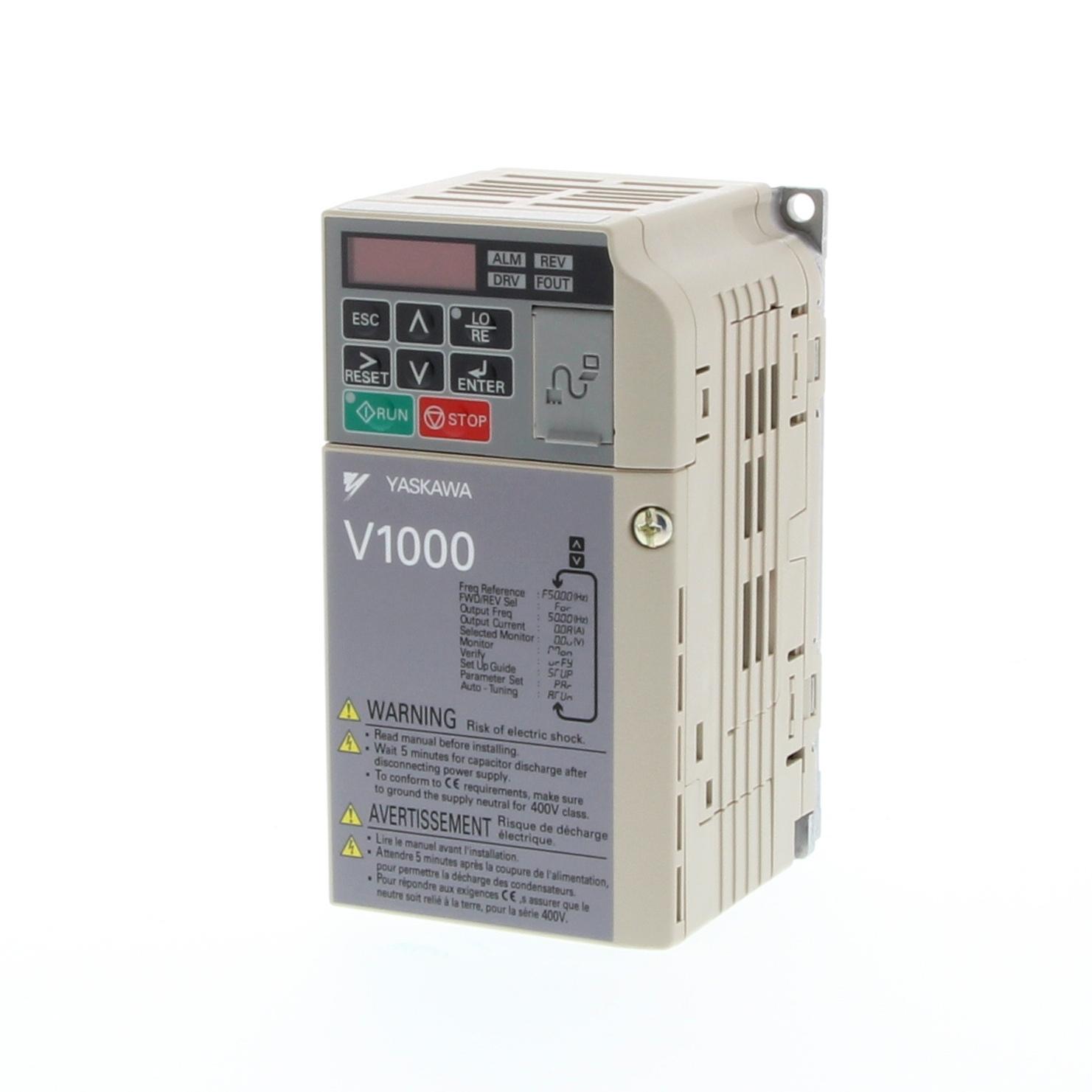 Omron VZ, 3-Phasen Frequenzumrichter 0,55 kW, 230 V ac / 3 A 400Hz für Wechselstrommotoren