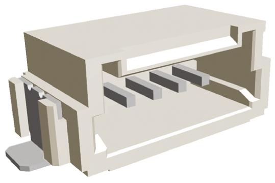 Produktfoto 1 von TE Connectivity AMP Mini CT Leiterplatten-Stiftleiste gewinkelt, 5-polig / 1-reihig, Raster 1.5mm, Kabel-Platine,