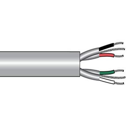 Produktfoto 1 von Alpha Wire 6072C Steuerkabel, 3-adrig x 0,75 mm² Grau, 1000ft, 18 AWG